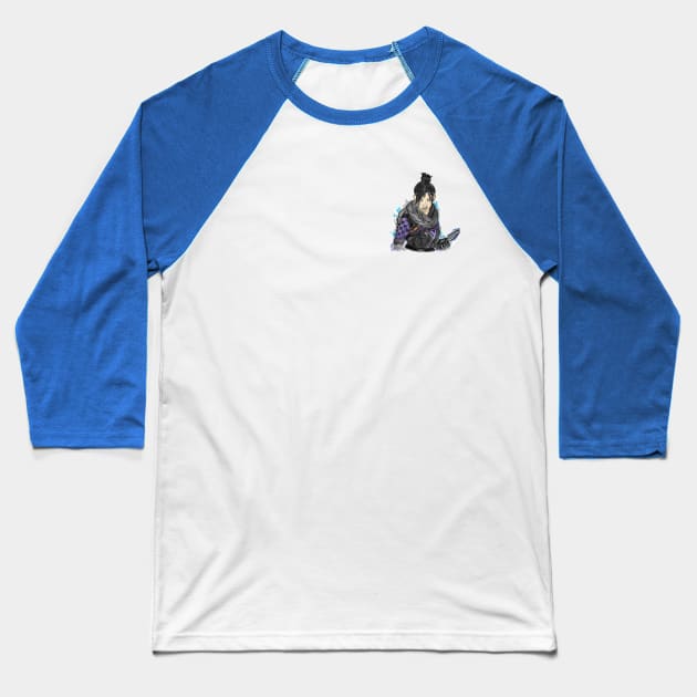 Painted Wraith Baseball T-Shirt by Scruffy Designs